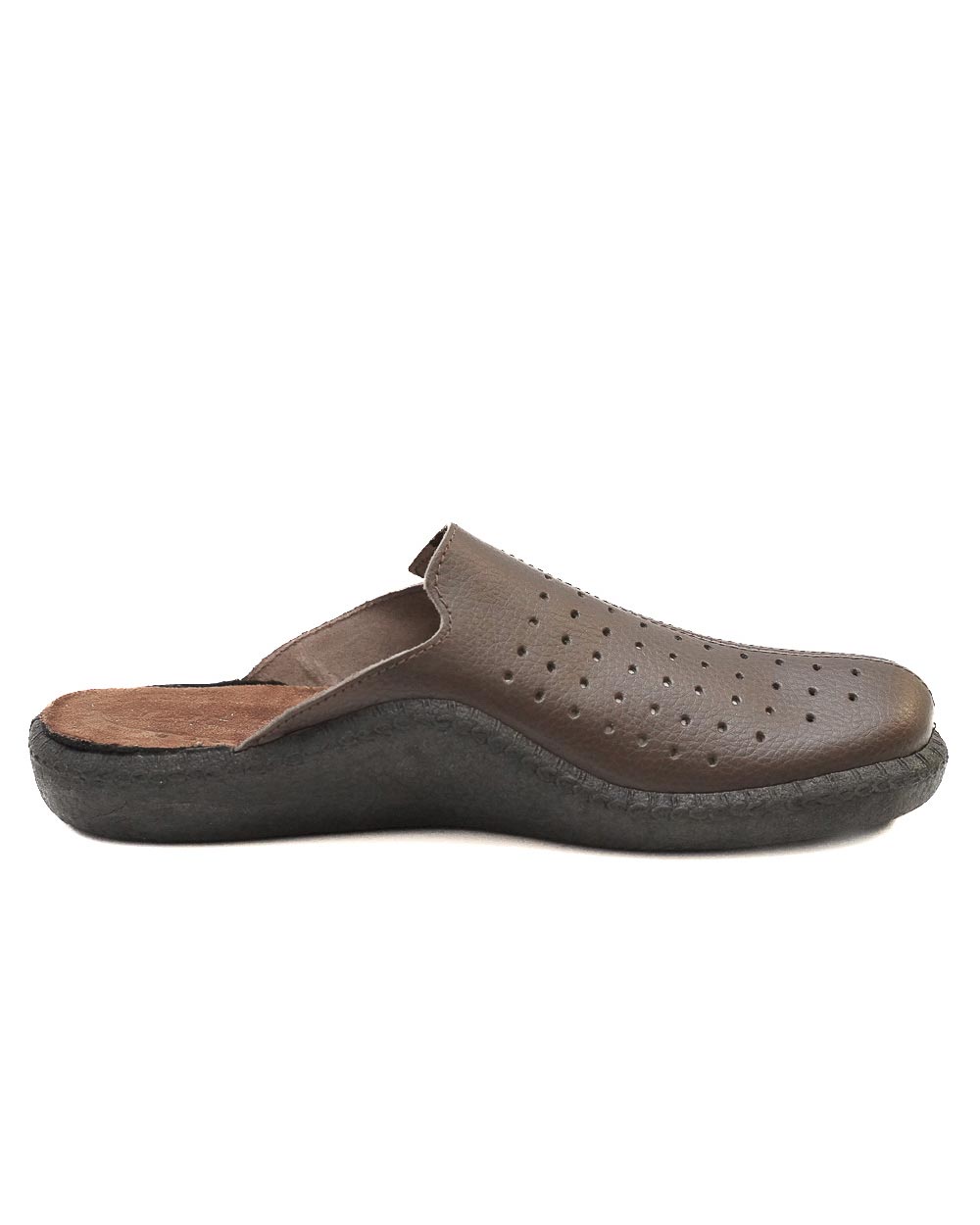 MUŠKE KOŽNE NATIKAČE 3500 - SMEĐE - Image 2