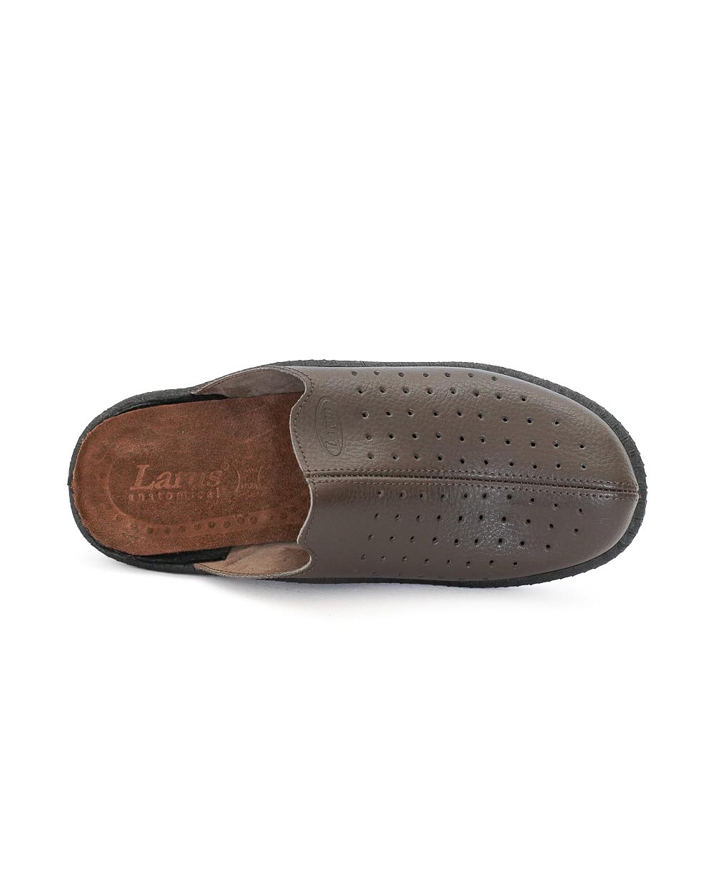 MUŠKE KOŽNE NATIKAČE 3500 - SMEĐE - Image 4