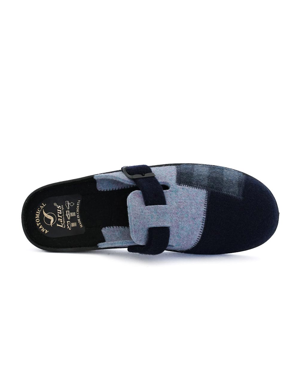 ŽENSKE KUĆNE PAPUČE 5338 - MODRE - Image 3