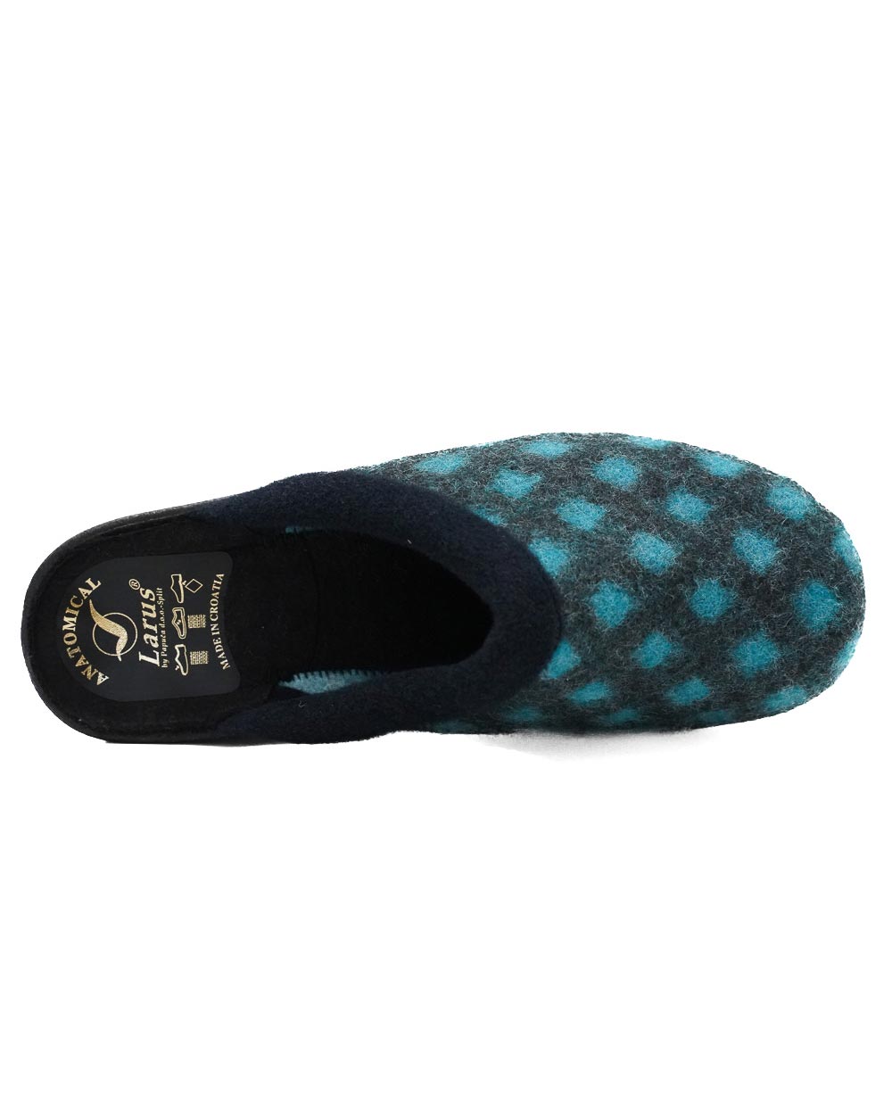 ŽENSKE KUĆNE PAPUČE 5392 - MODRA - Image 4